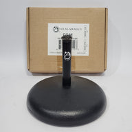 Atlas Sound DS5E Round Base Desktop Stand - Ebony