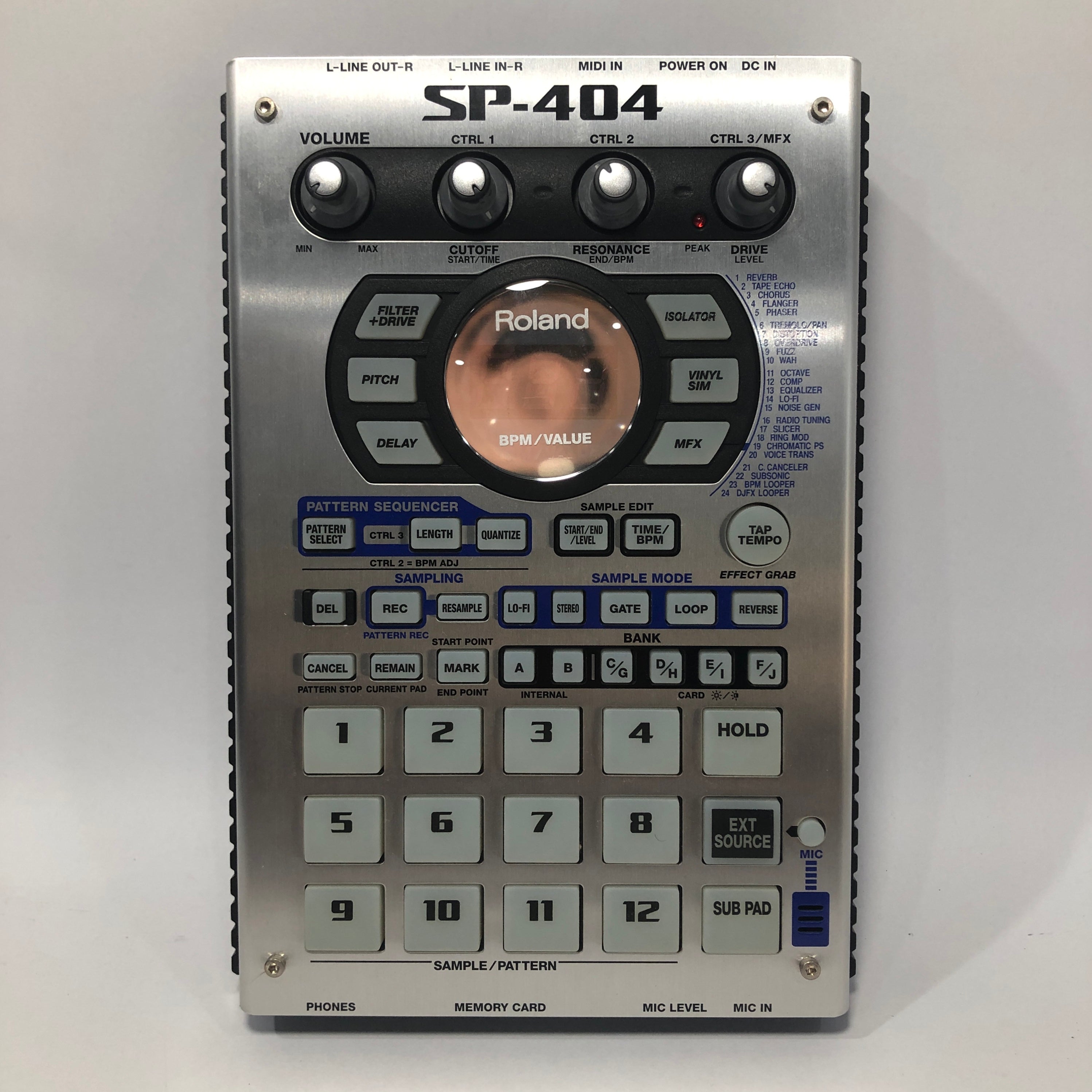 Used Roland SP-404 with SD Card Adapter