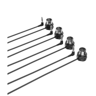 Low Profile MIDI to 3.5mm TRS Type-A Cable - 3 Feet (4-Pack)