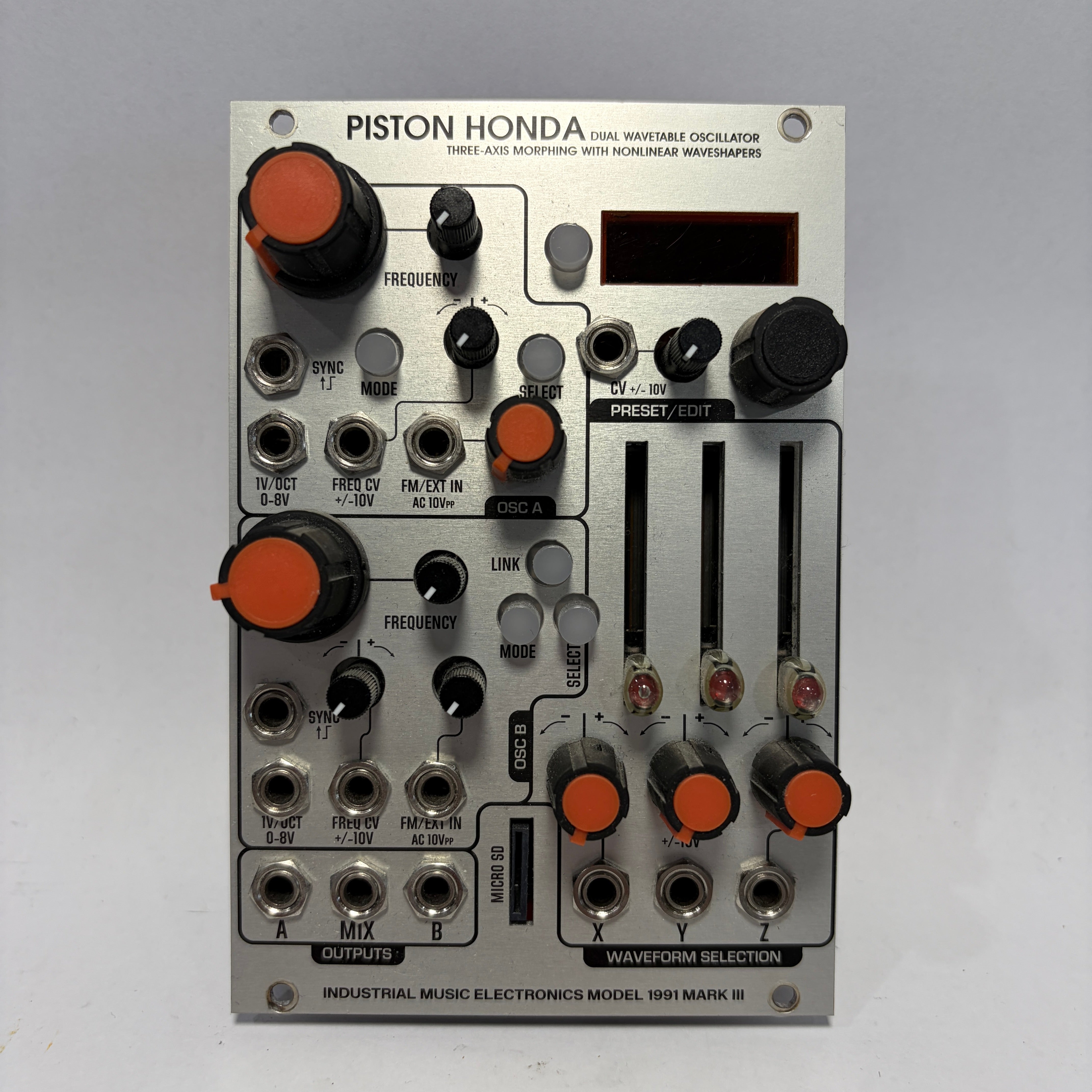 Used Industrial Music Electronics Piston Honda MKIII