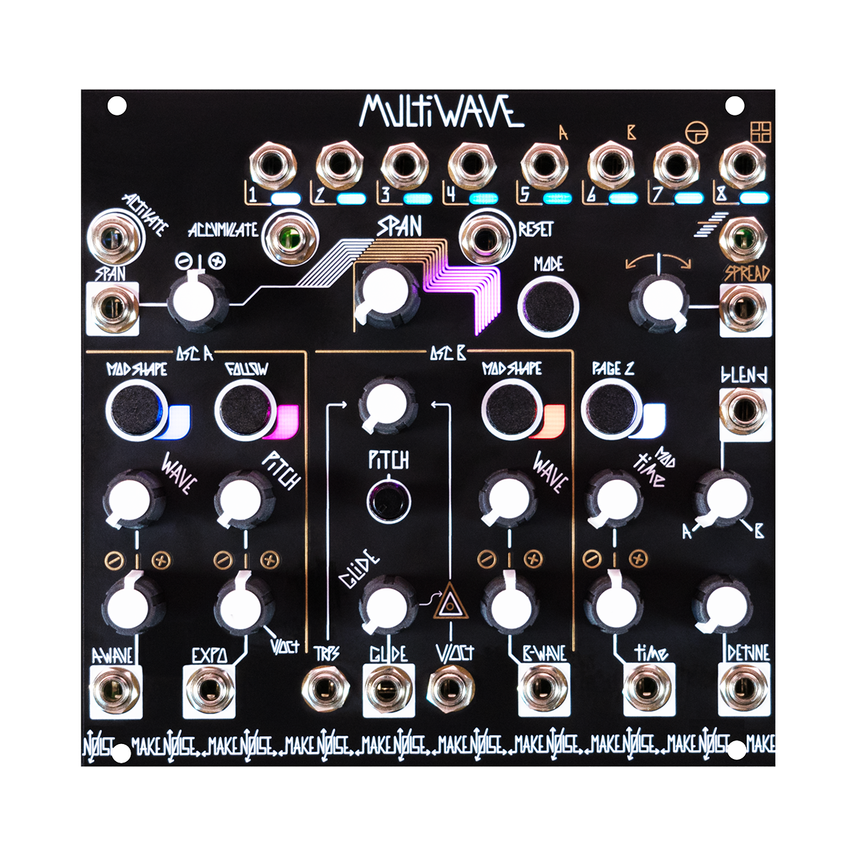 Make Noise MultiWAVE - 8-Channel Dual Wavetable Oscillator