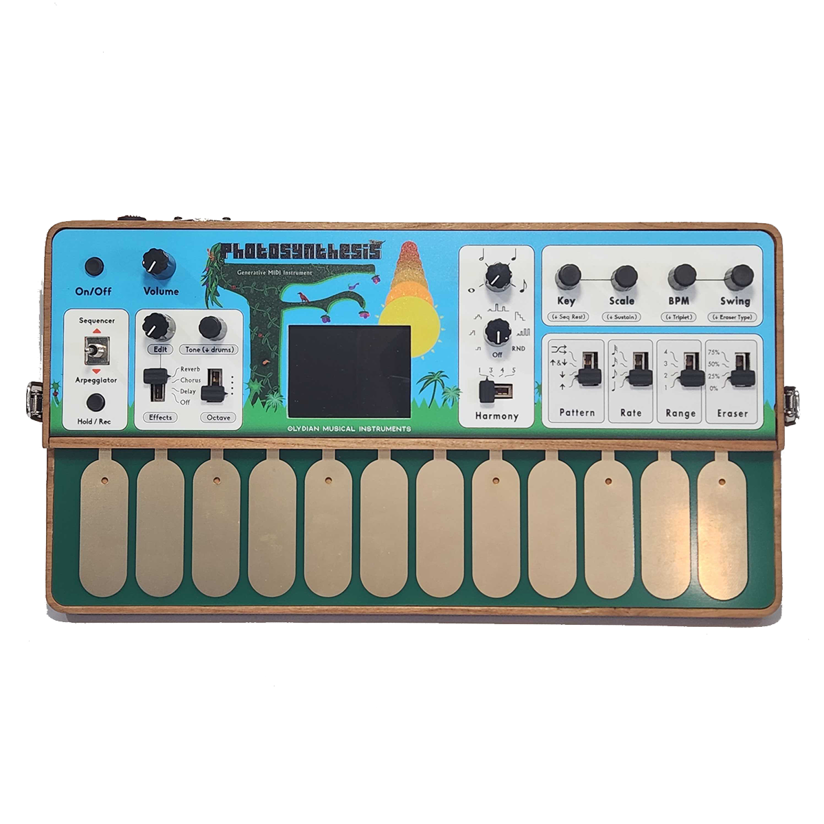 Olydian Photosynthesis - Solar Powered Generative MIDI Instrument