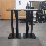 RAB Audio ProRak SDM100 Black Trim Variable Height Monitor Stands - Pair