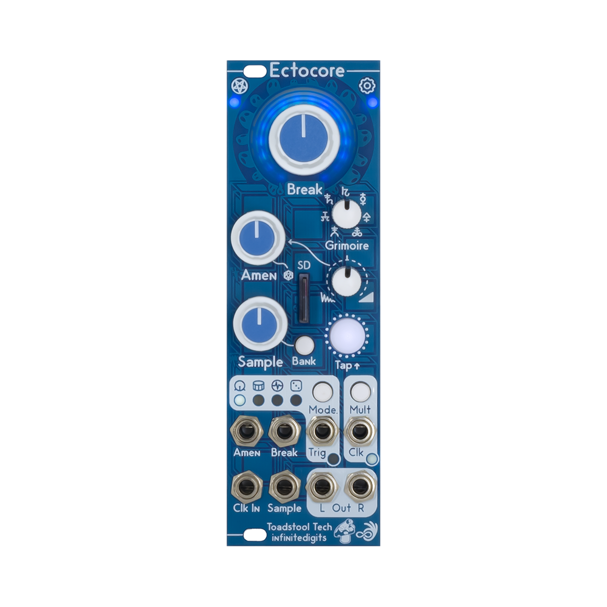 鍵盤楽器 Infinite Digits Toadstool Tech Ectocore Infinite Digits x Toadstool Tech Ectocore - Algorithmic Sample Mangler