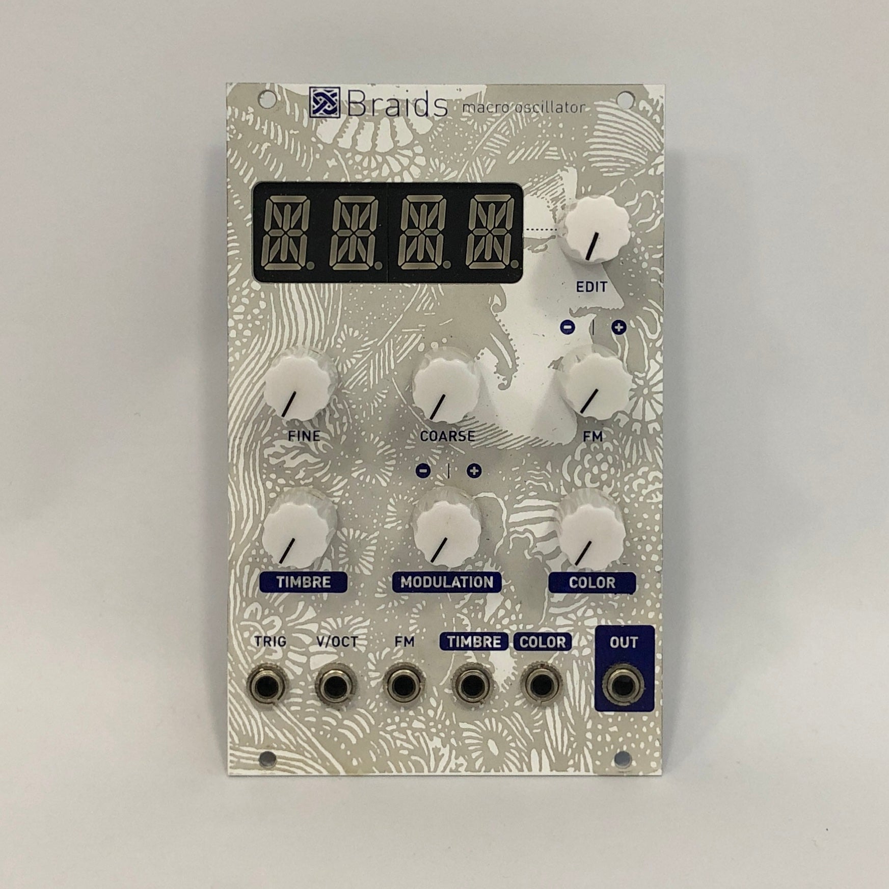 Mutable Instruments Braids with custome panel