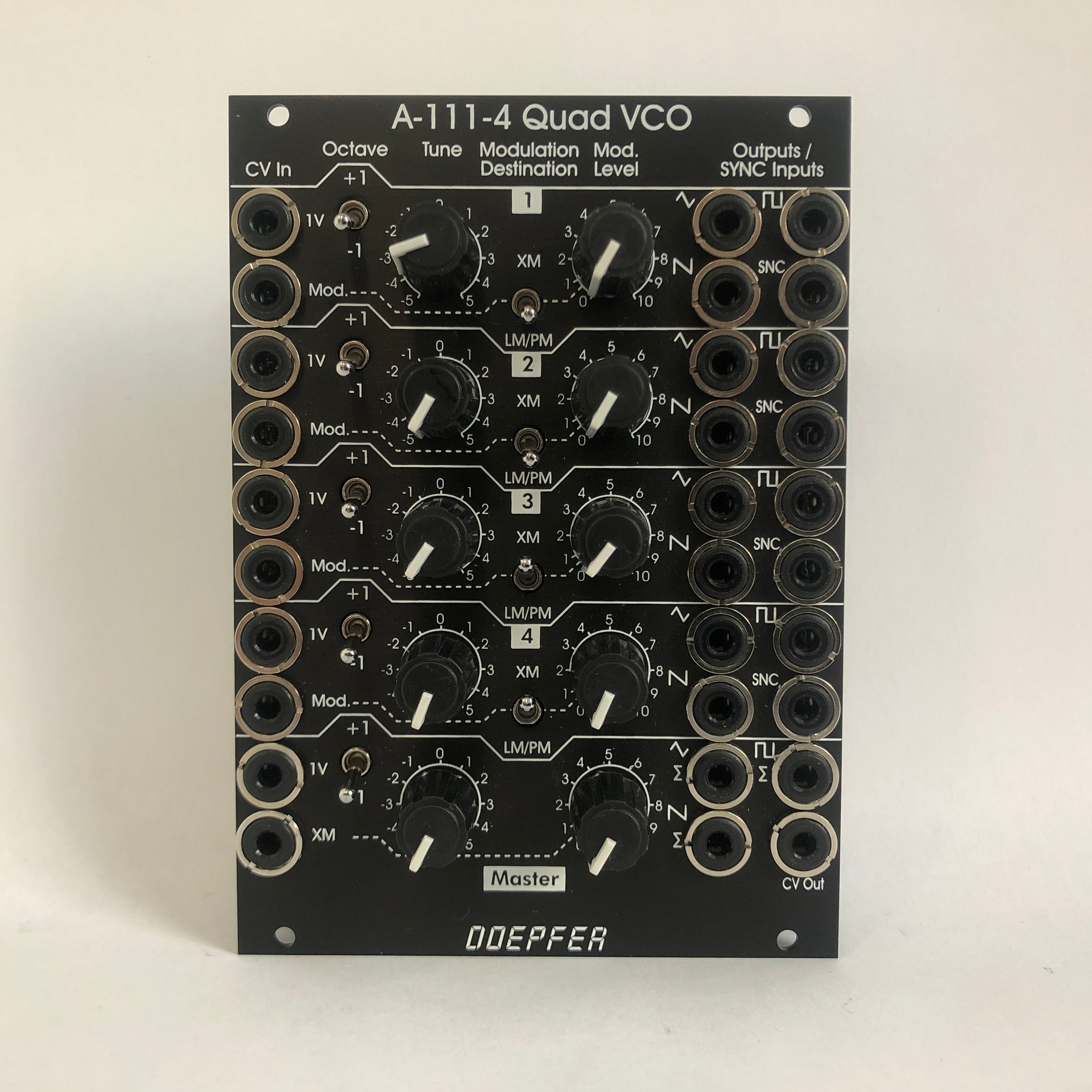 Doepfer A-111-4 Quad VCO Black