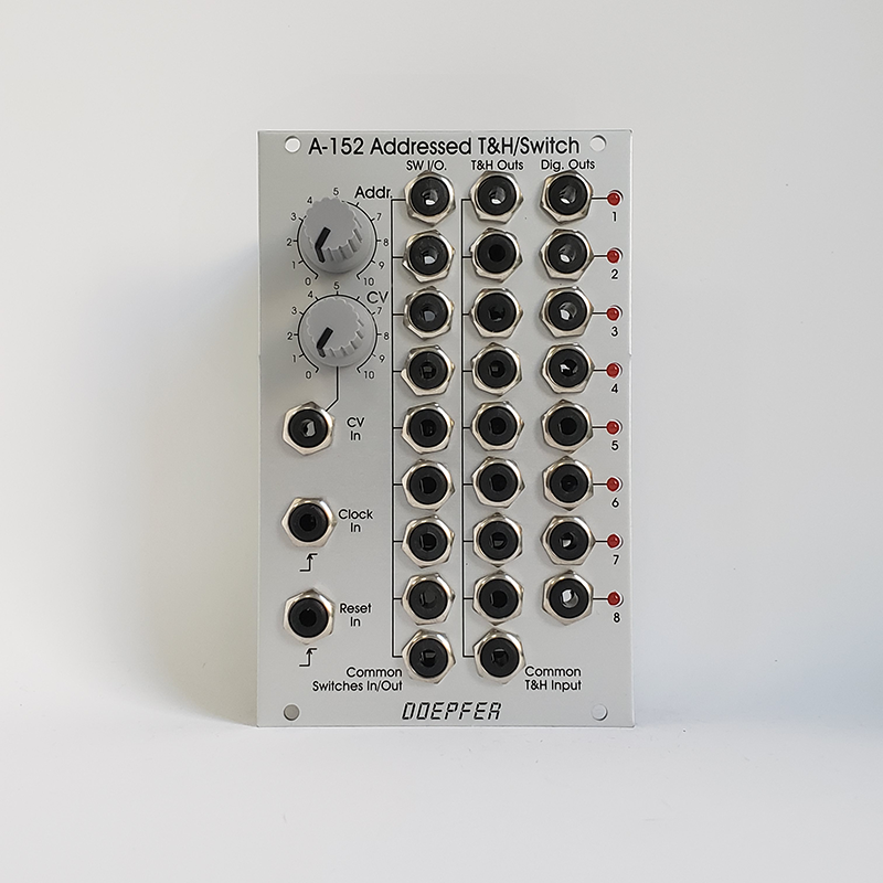 Doepfer A-152 Voltage Addressed Track&Hold / Analog Shift Register (ASR)/ Octal Switch (Multiplexer)