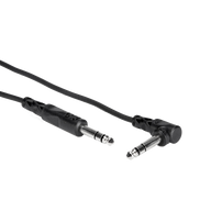 1/4" TRS to Right-angle 1/4" TRS Cable