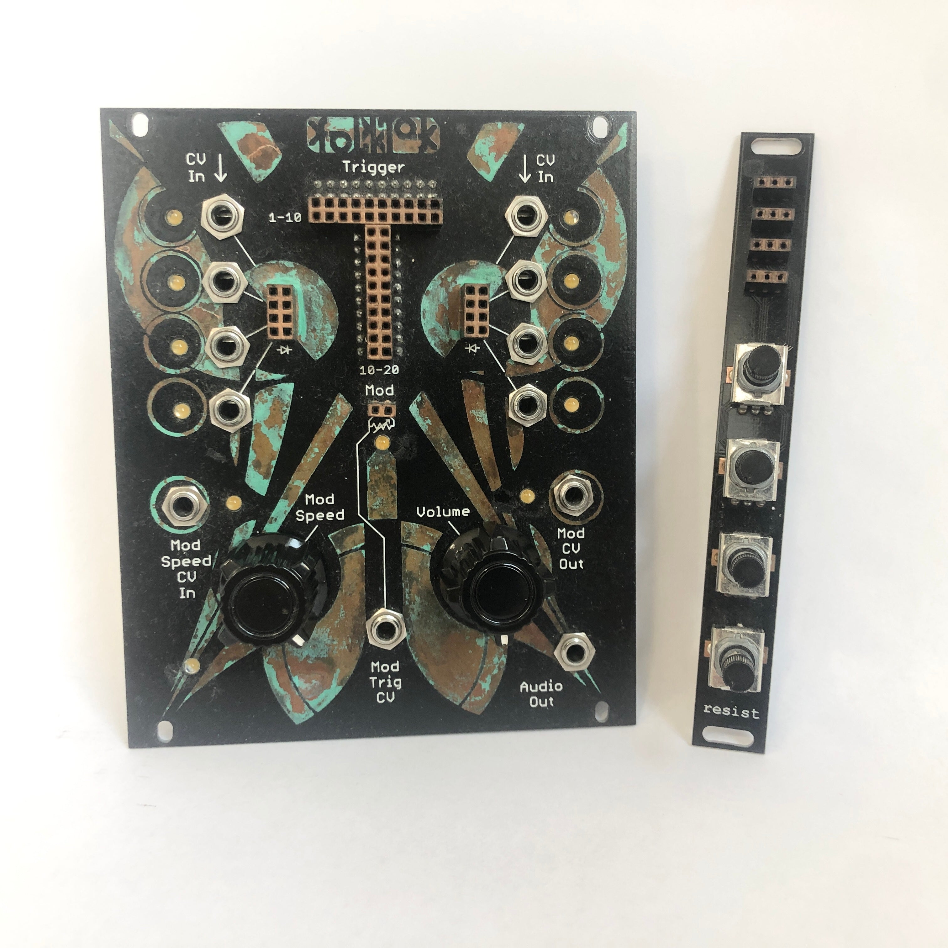 Folktek Matter (with Patina) and Resist expander