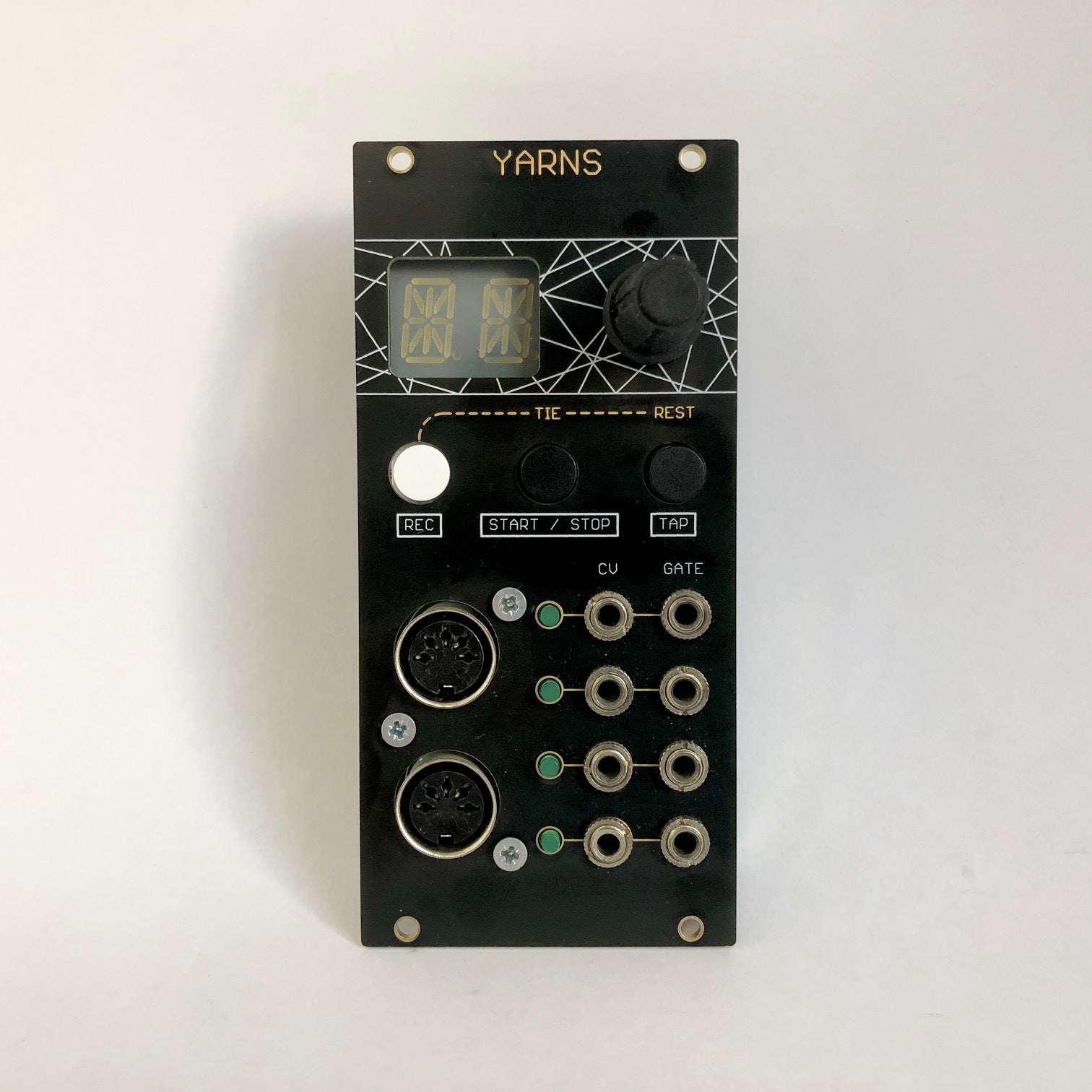 Mutable Instruments Yarns w/ Oscillosaurus faceplate