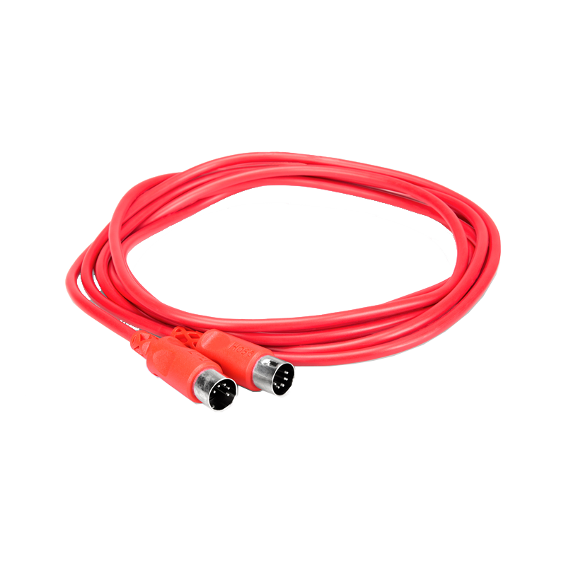 MIDI Cable / 5pin DIN Red