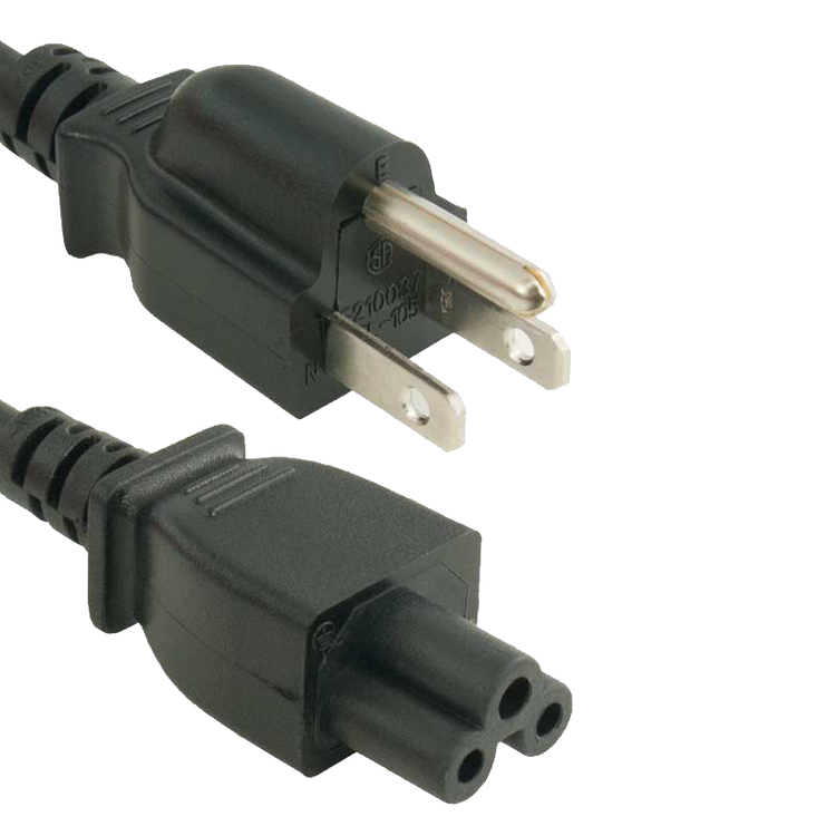 Power Cord for Pod Bricks and Row Power Bricks - C5 Clover Leaf Plug - 4 Feet