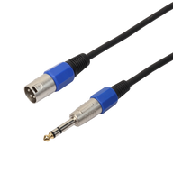 XLR Male to 1/4" TRS Adapter Male - 8 inches