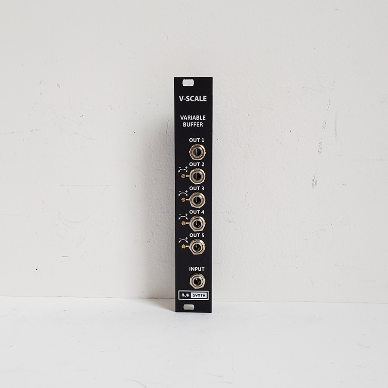 AJH Synth V-Scale Variable Precision Buffer - Black