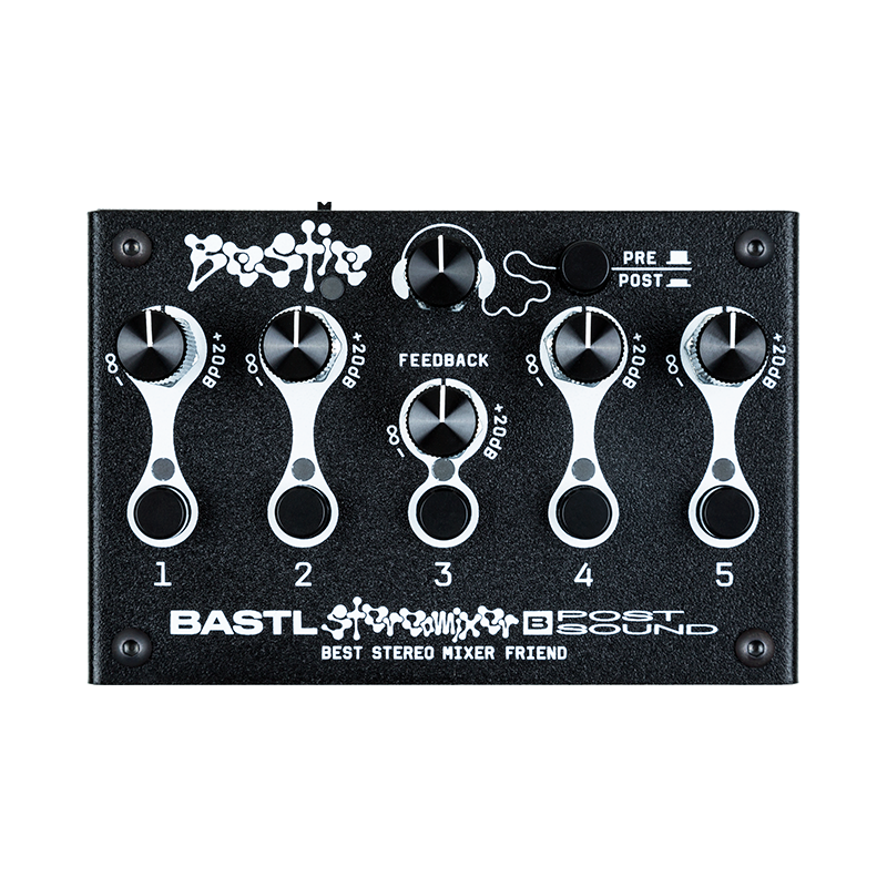 Bastl Instruments Bestie - 5 Channel Stereo Mixer/Saturator