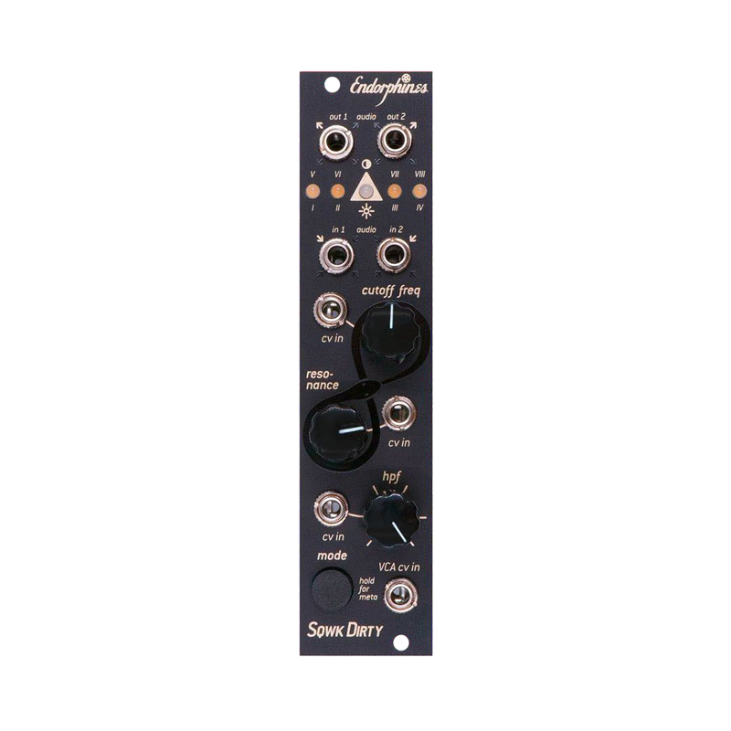 Endorphin.es Squawk Dirty To Me ステレオVCF Endorphin.es Squawk Dirty To Me - Stereo VC Filter