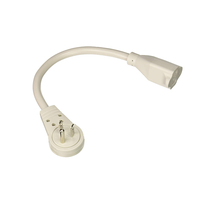 6" Extension Cord with Flat Rotating Plug