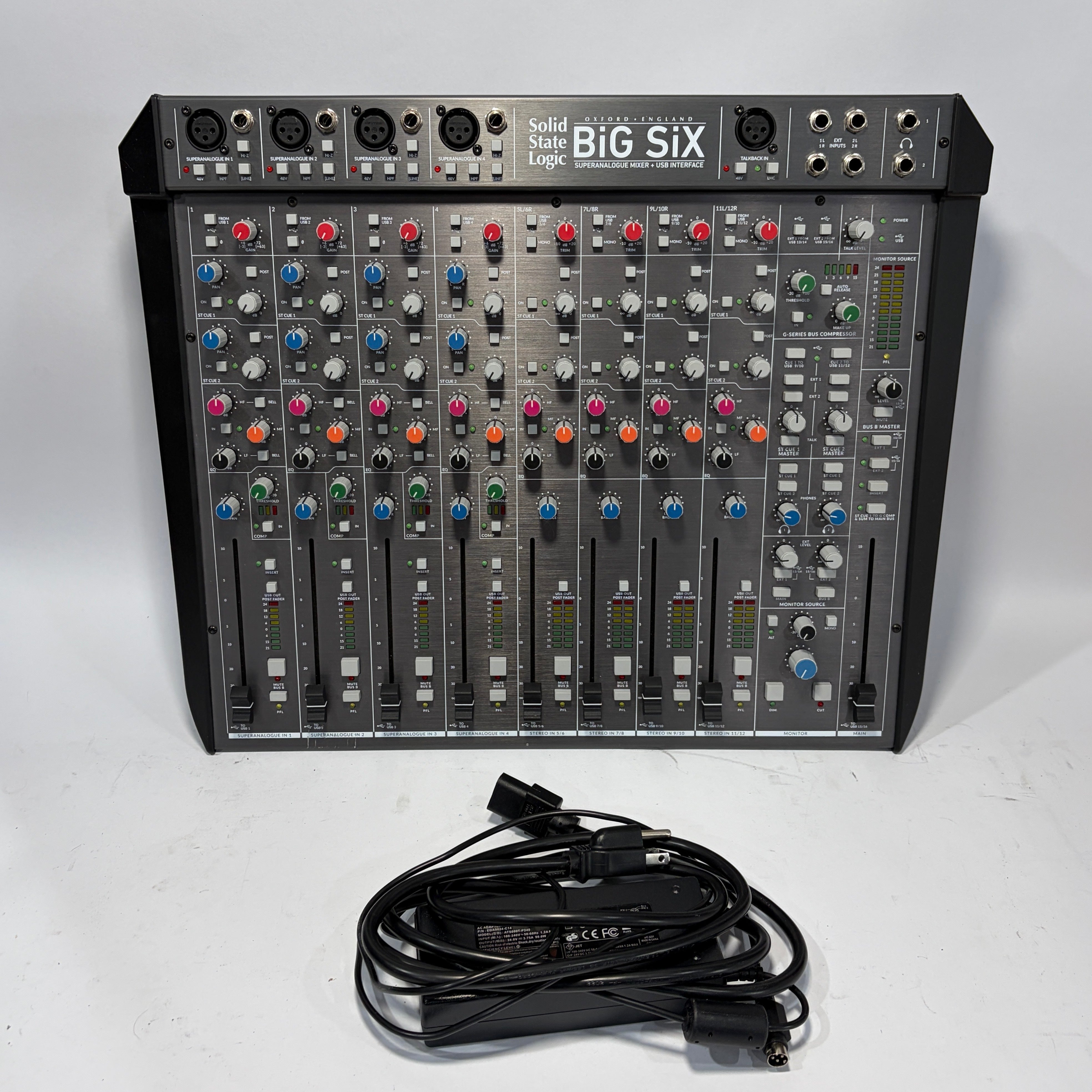 Used Solid State Logic BiG SiX 18-input Desktop Analog Mixer and Interface