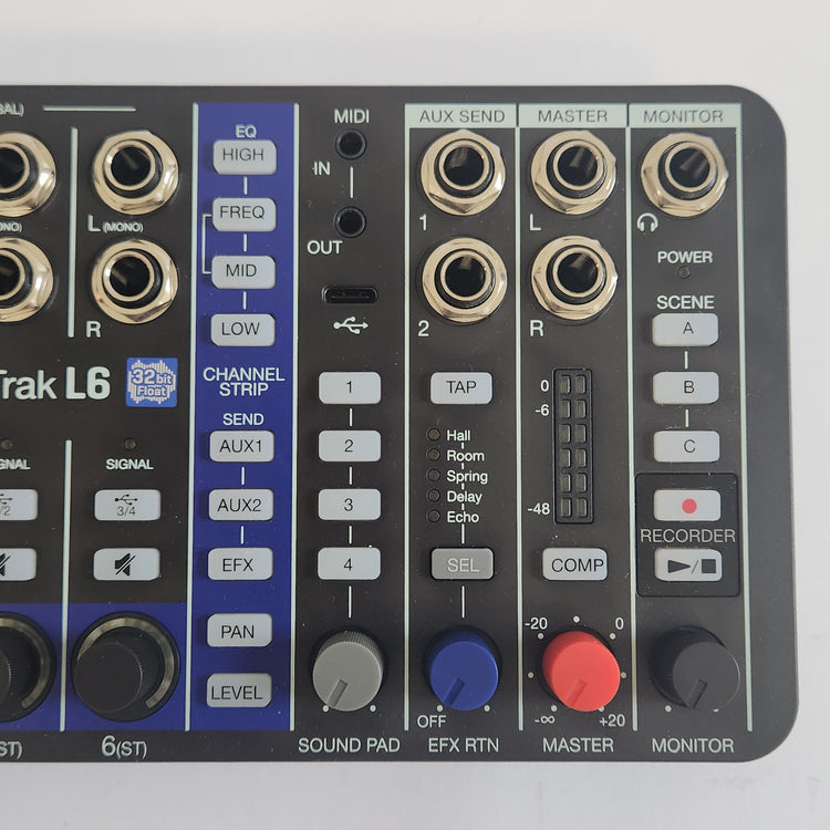 Zoom LiveTrak L-6 10-Channel Mixer & Recorder