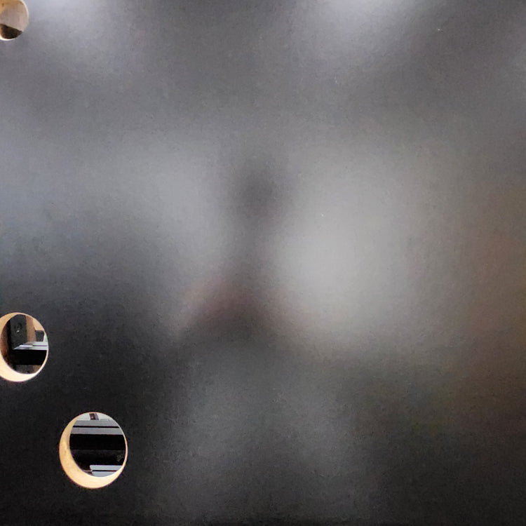 Needham Woodworks OneRUN Limited Series - 27U 9-Row 168HP Eurorack Dark Walnut Cabinet with Eskatonic Modular Obsidian Studio Active Busboards