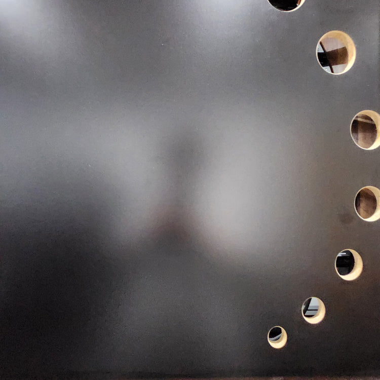 Needham Woodworks OneRUN Limited Series - 27U 9-Row 168HP Eurorack Dark Walnut Cabinet with Eskatonic Modular Obsidian Studio Active Busboards