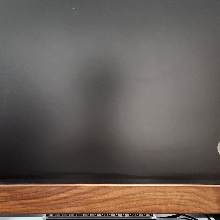 Needham Woodworks OneRUN Limited Series - 27U 9-Row 168HP Eurorack Dark Walnut Cabinet with Eskatonic Modular Obsidian Studio Active Busboards