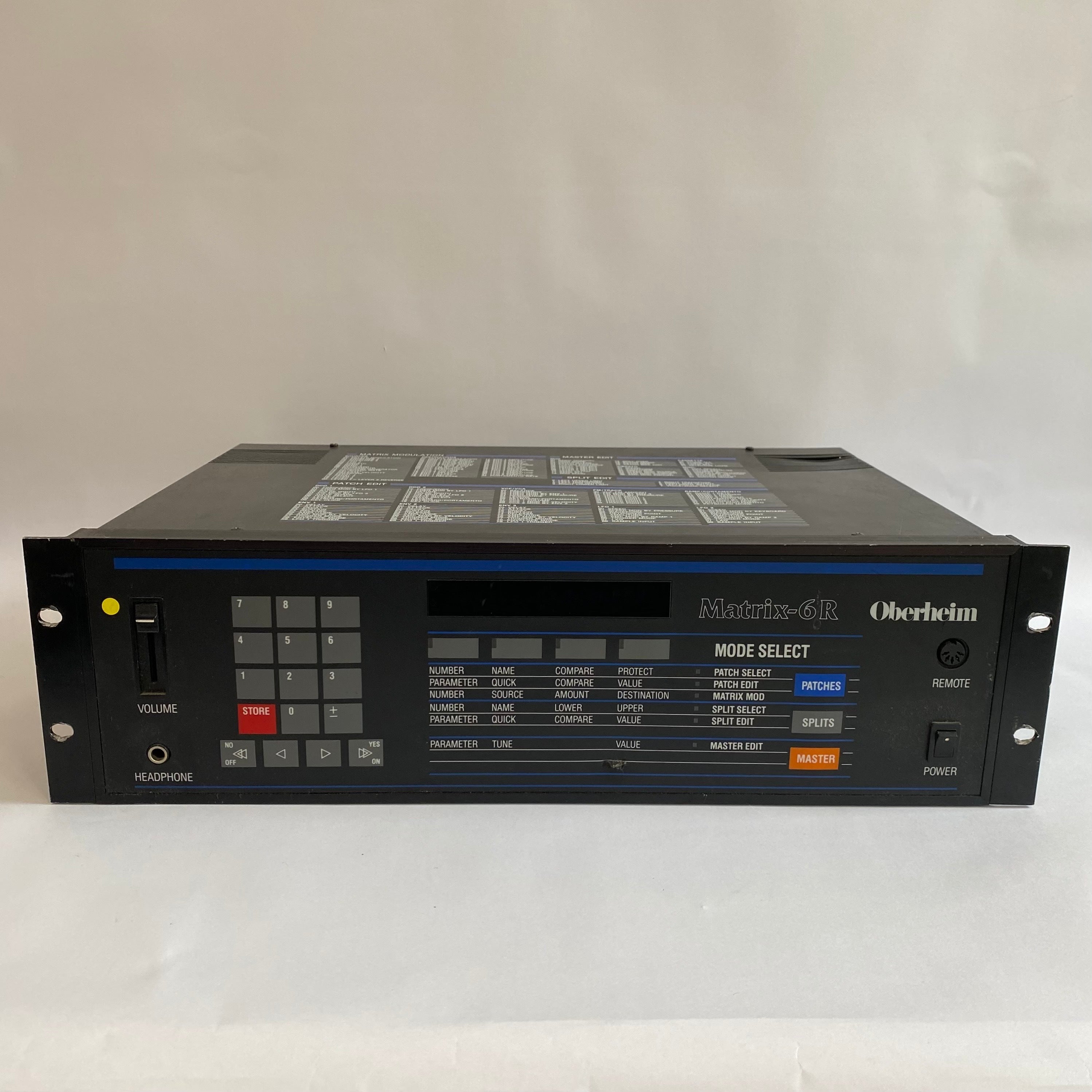 Used Oberheim Matrix 6R 6 Voice Polyphonic Rackmount Synthesizer