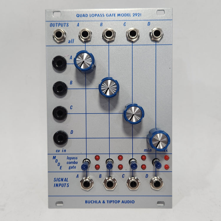 Tiptop Audio Buchla 292t Quad Lopass Gate