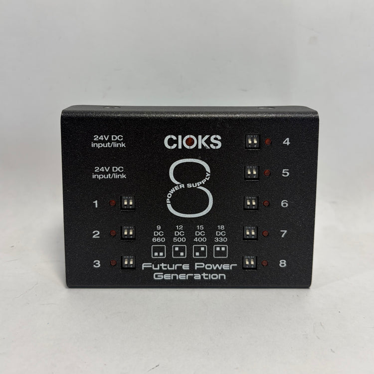 CIOKS 8 8-output Isolated Guitar Pedal Power Supply Expander Kit
