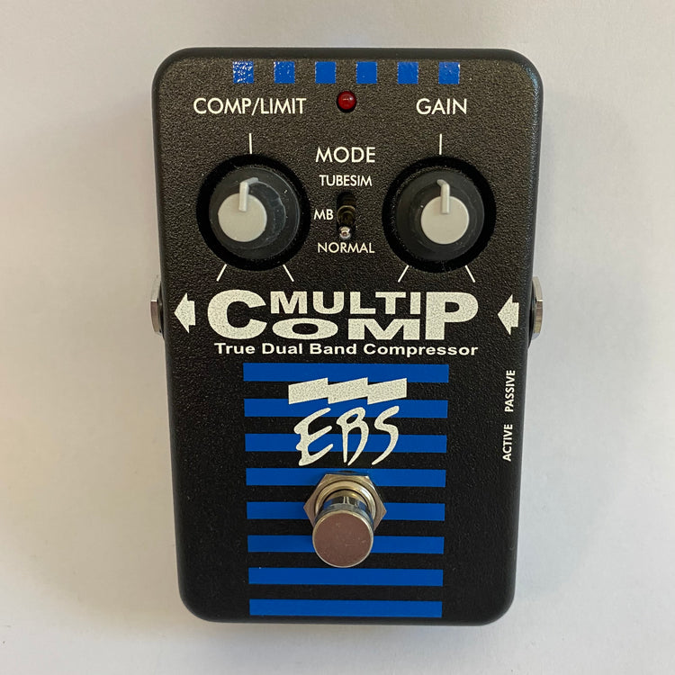 EBS MultiComp Studio Edition True Dual Band Compressor Pedal
