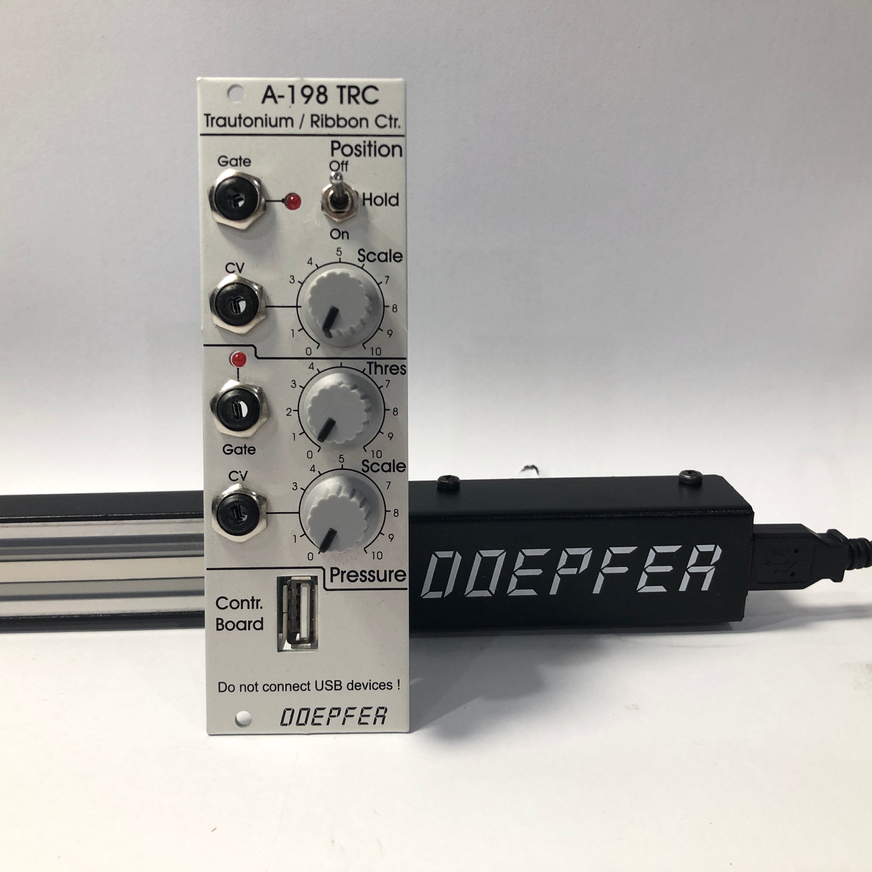 Used Doepfer A-198 Ribbon Controller Module and Controller