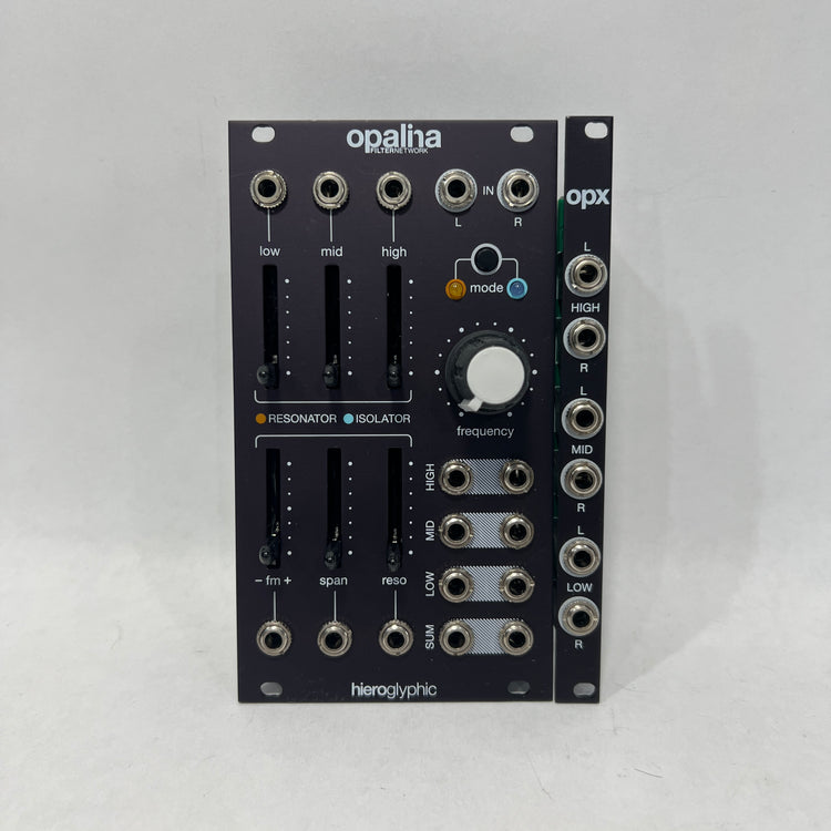 Hieroglyphic Opalina Stereo Filter Network with Expander