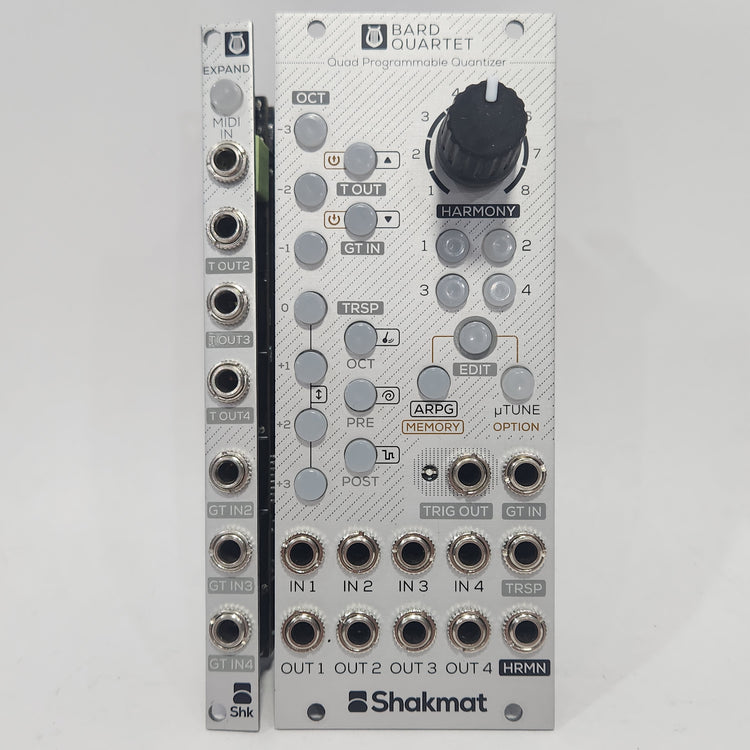Shakmat Modular Bard Quartet with Expander and Serial Programmer