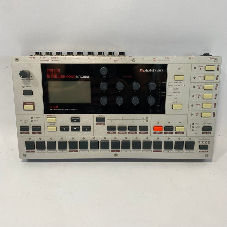 Elektron MonoMachine SFX-60 MKII with Decksaver Lid