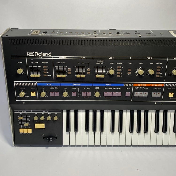Roland Jupiter-6 with Flight Case and FV-200 Expression Pedal