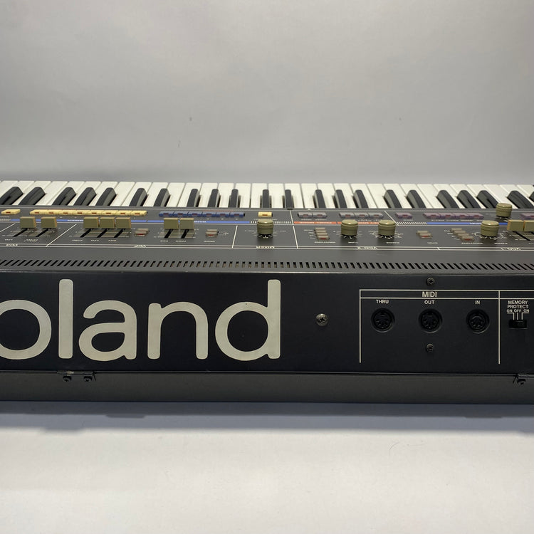 Roland Jupiter-6 with Flight Case and FV-200 Expression Pedal