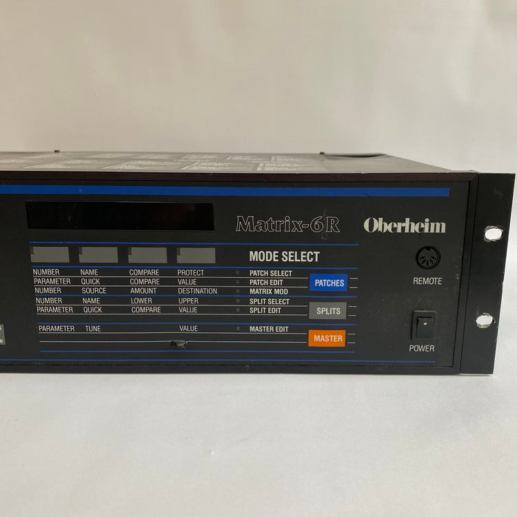 Oberheim Matrix 6R - 6-Voice Polyphonic Rackmount Synthesizer