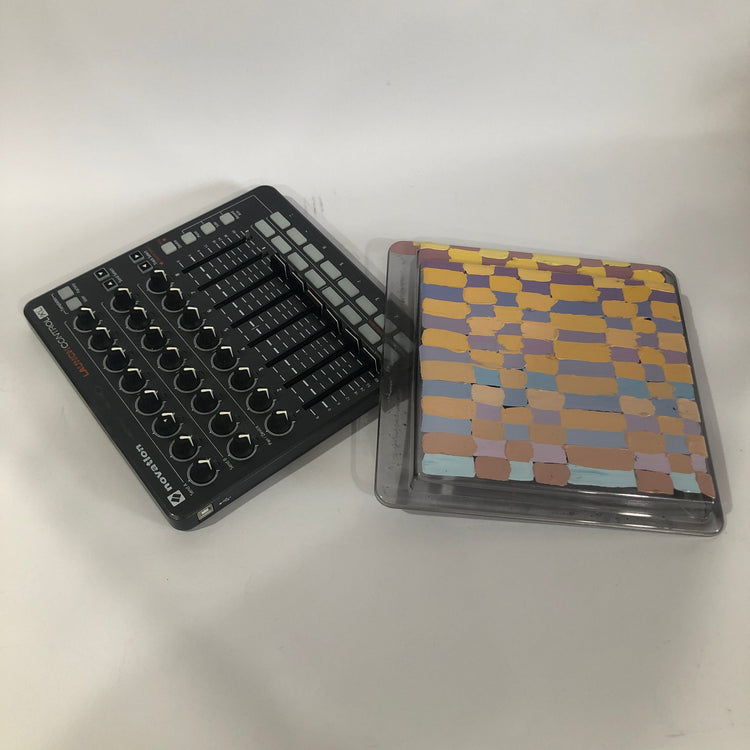 Novation Launch Control XL with painted Decksaver
