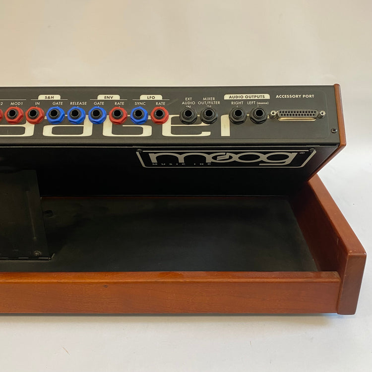 Moog Minimoog Voyager Select with XV-351 CV Expander, Road Case, and Soft Bag