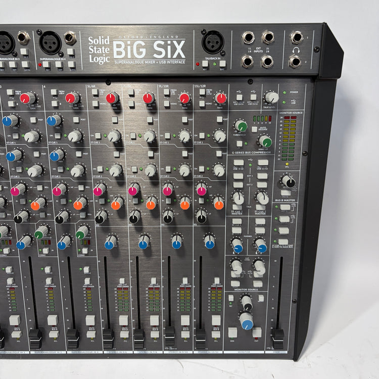 Solid State Logic BiG SiX 18-input Desktop Analog Mixer and Interface