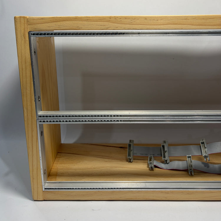 DIY Wooden Eurorack Case 2 x 104HP with Tiptop Audio uZeus and PSU