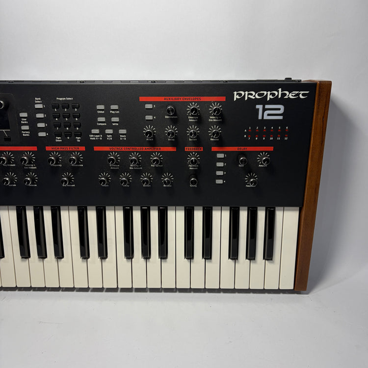 Dave Smith Instruments Prophet 12 61-Key 12-Voice Polyphonic Synthesizer w/ Travel Case