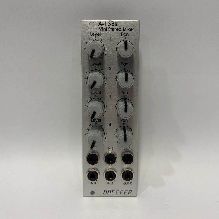 Doepfer A-138s Mini Stereo Mixer (Silver)