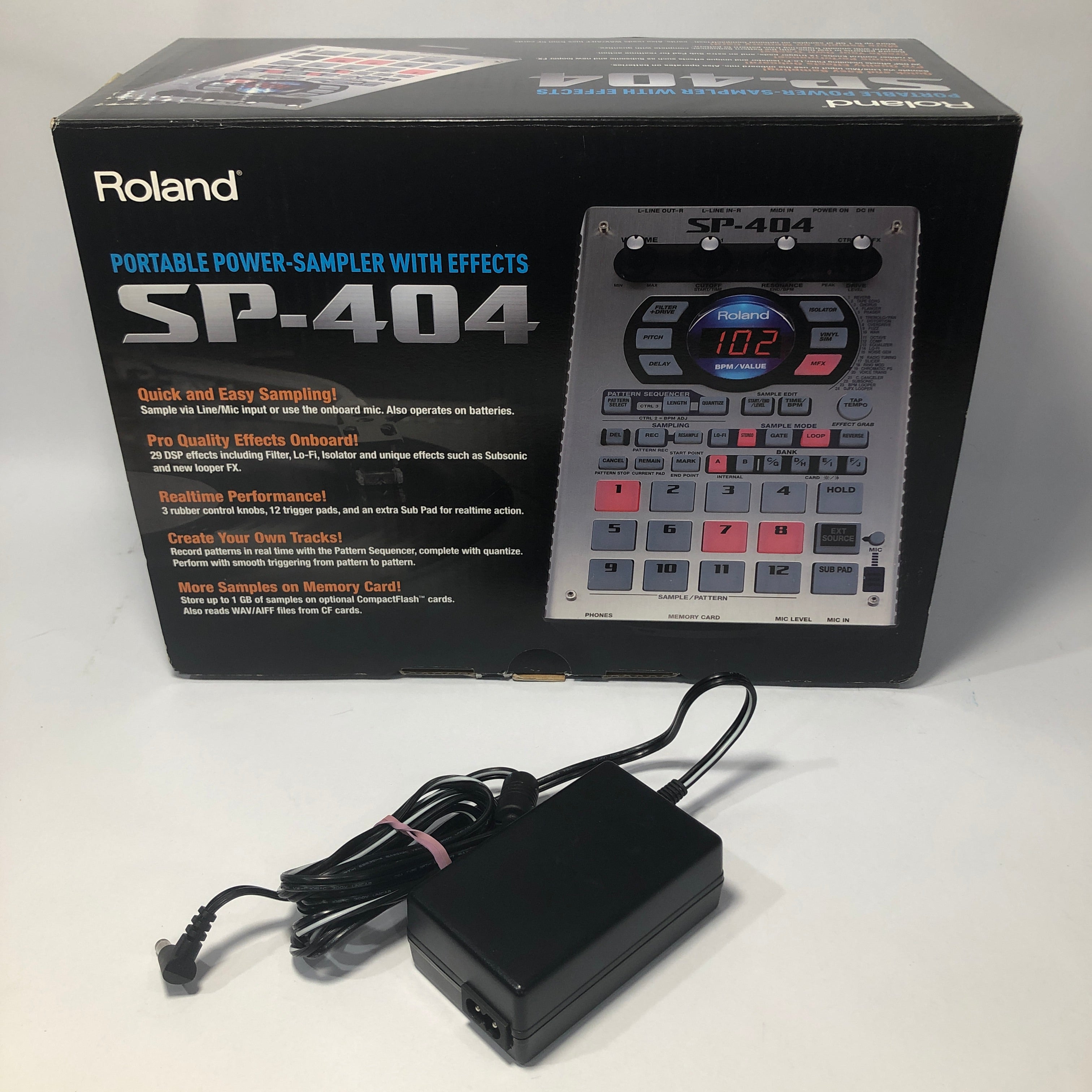 Used Roland SP-404 with SD Card Adapter