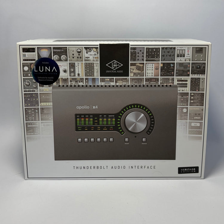 Universal Audio Apollo x4 Heritage Edition with 34 Plug-Ins