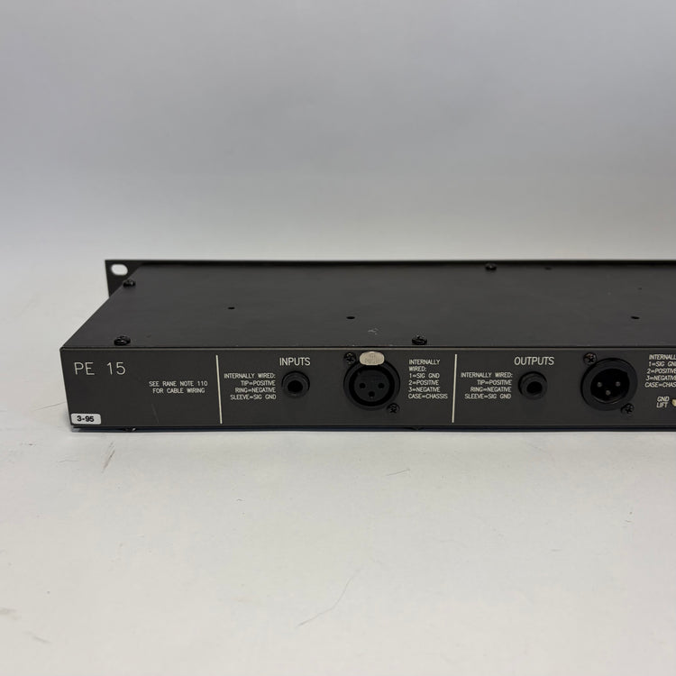 Rane PE-15 Parametric EQ
