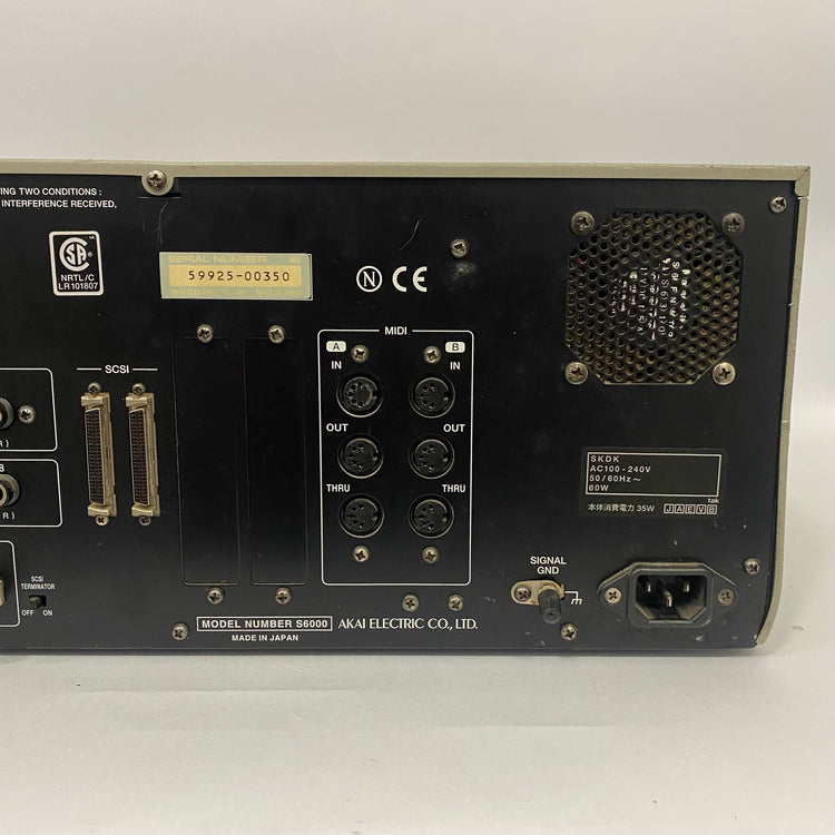 Akai S6000 MIDI Stereo Digital Sampler
