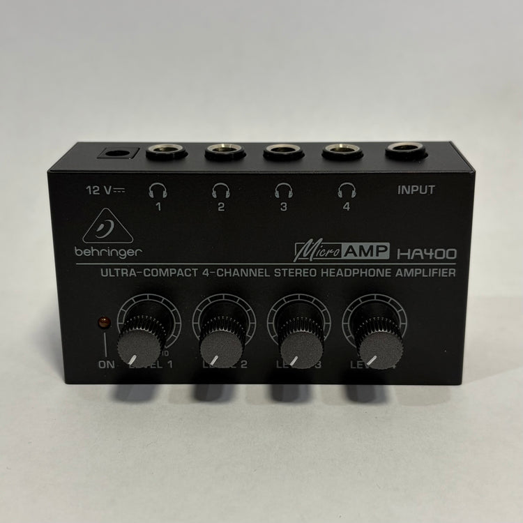 Behringer MicroAMP HA400 4-Channel Stereo Headphone Amplifier