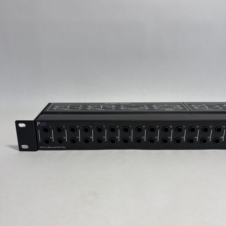 ART P48 48-Point Balanced TRS Patchbay