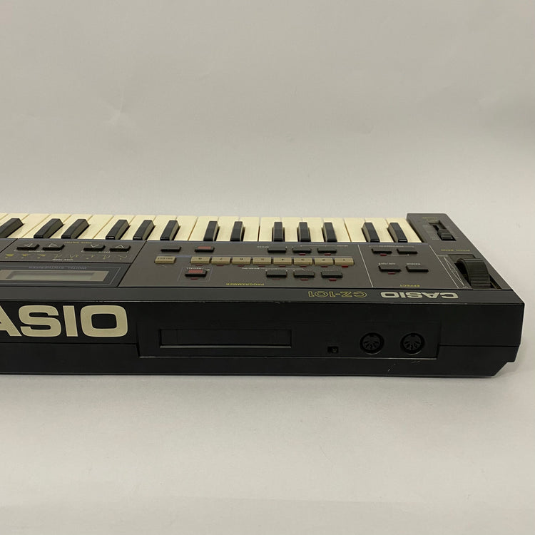 Casio CZ-101 with RA-3 RAM Cartridge and Patch Book
